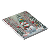 Sneeuwman Notitieblok (Schuin)
