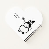 Sneeuwman  notitieboek (Achterkant)