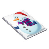 sneeuwman notitieboek (Rechterzijde)