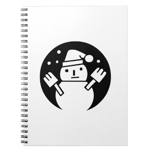 sneeuwman notitieboek (Voorkant)