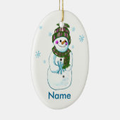 Sneeuwman Oma ornament (Rechts)