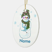 Sneeuwman Oma ornament (Links)