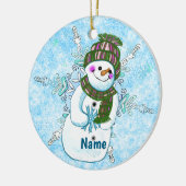Sneeuwman Oma ornament (Links)