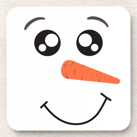 SNEEUWMAN ONDERZETTER SET (6) (Voorkant)