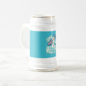Sneeuwman ontwerp bierpul (Voorkant links)