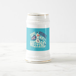 Sneeuwman ontwerp bierpul