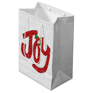Sneeuwman Op Kerstvreugde Medium Cadeauzakje
