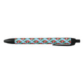 Sneeuwman op ornament zwarte inkt pen (Bodem)