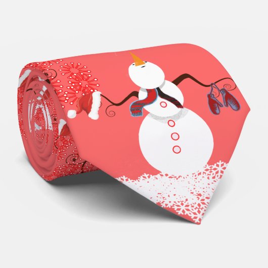 Sneeuwman Op zoek naar het Moon Stropdas (Opgerold)