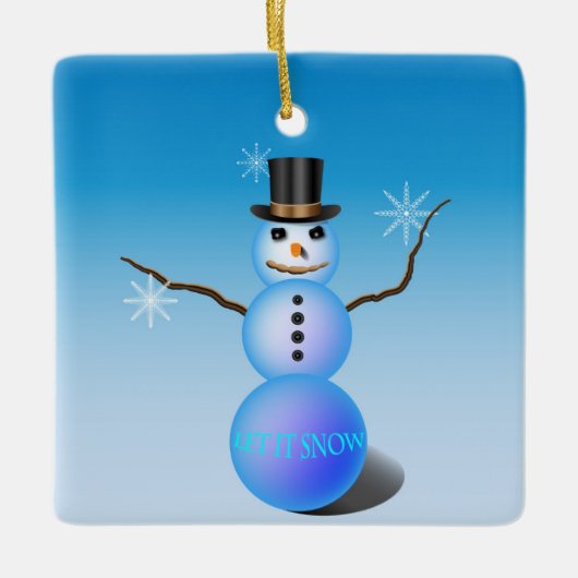 Sneeuwman Ornament (Voorkant)