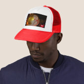 Sneeuwman Ornament met Vorst Trucker Pet (In situ)