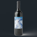 Sneeuwman Pitbull Puppy Dog Grand Tetons Gift Labe Wijn Etiket<br><div class="desc">Op de foto is een schattige pitbull puppy bedekt met sneeuw,  die eruit ziet als een sneeuwpop. "Sneeuwgroeten van onze 'Pitt-sneeuw-stier'! Ik wens u een vrolijk en vrolijk kerstfeest!" Perfect cadeau voor het pitbull puppy hondenliefhebber,  baasje of redder.</div>