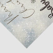 Sneeuwman Plaid Winter Christmas Tissue Paper Tissuepapier (Detail)