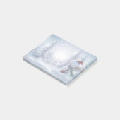 Sneeuwman post het notitieblok post-it® notes (Schuin)
