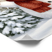 Sneeuwman Poster (Hoek)