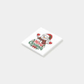 Sneeuwman Prettig kerstfeest  Post-it® Notes (Schuin)