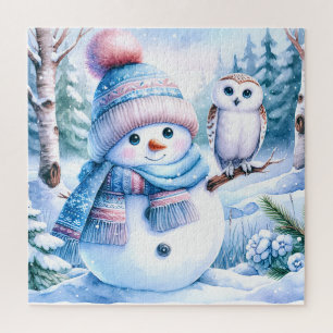 Sneeuwman Puzzel