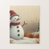 sneeuwman puzzel (Verticaal)
