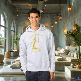  Sneeuwman - Retro Halftone Gold Hoodie