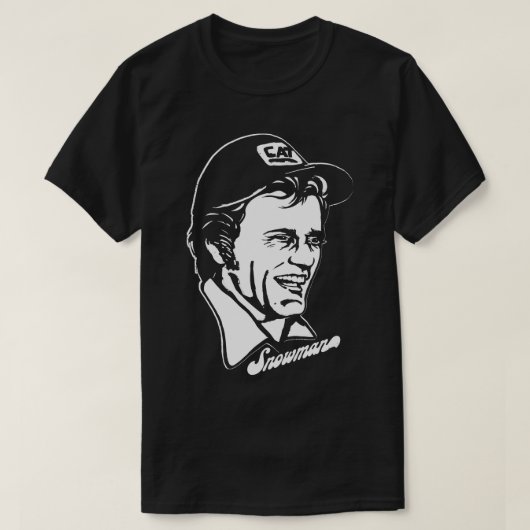 Sneeuwman rookt de bandiet t-shirt (Design voorkant)