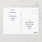 Sneeuwman roze sjaal snoep-riet Happy Snow days Briefkaart (Achterkant)