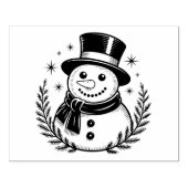 Sneeuwman Rubberstempel (Afrduk)