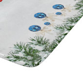 Sneeuwman Scène Aangepaste Snijplank (Hoek)