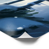 Sneeuwman schilderij perfect poster (Hoek)