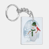 Sneeuwman sleutelhanger (Voorkant Links)