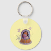 sneeuwman sleutelhanger (Achterkant)