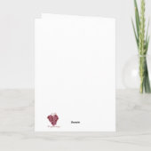 Sneeuwman smelt mijn hart Valentijn Aankondiging (Achterkant)