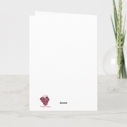 Sneeuwman smelt mijn hart Valentijn Aankondiging (Achterkant)