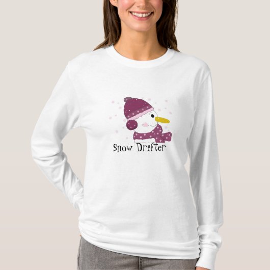 Sneeuwman - Sneeuw Drifter T-shirt (Voorkant)