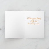 Sneeuwman Sneeuw Wereldbol Kerst Kaart (Binnen)