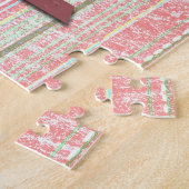 Sneeuwman Sneeuwbol Retro Puzzel Kunst (Zijkant)