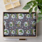 Sneeuwman Sneeuwbollen Tissuepapier (Geschenk)