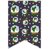 Sneeuwman Sneeuwbollen Vlaggetjes (Derde vlag)