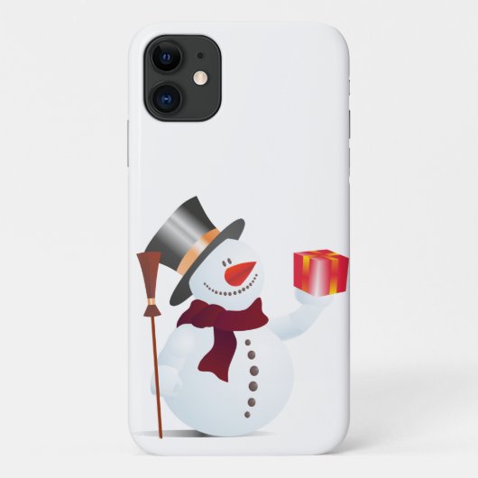 Sneeuwman / Sneeuwpop voor Kerstmis Case-Mate iPhone Case (Achterkant)