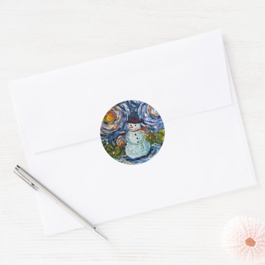 Sneeuwman sticker set (Envelop)