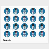 Sneeuwman Stickers (Vel)