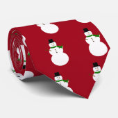 sneeuwman stropdas (Opgerold)