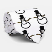sneeuwMan Stropdas (Opgerold)