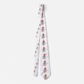 sneeuwman stropdas (Achterkant)