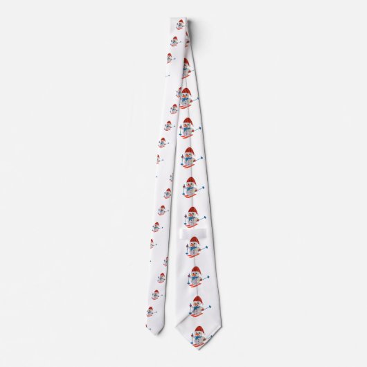 sneeuwman stropdas (Achterkant)