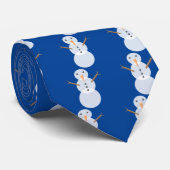 sneeuwman stropdas (Opgerold)