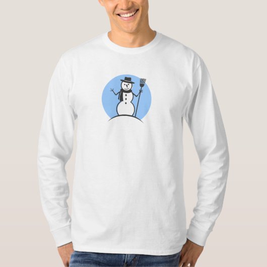 Sneeuwman T-shirt (Voorkant)