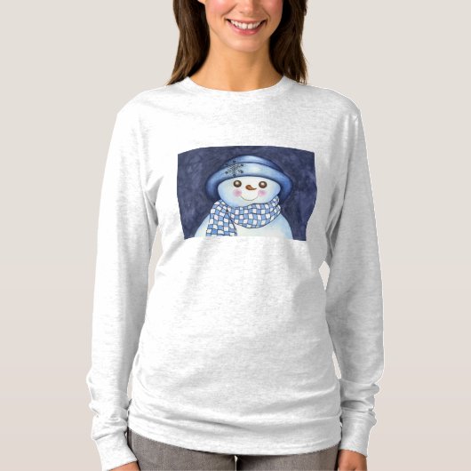Sneeuwman T-shirt (Voorkant)