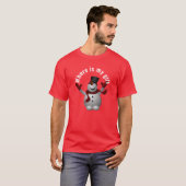 Sneeuwman T-shirt (Voorkant volledig)
