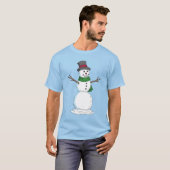 Sneeuwman T-shirt (Voorkant volledig)