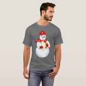 Sneeuwman Tand T-shirt (Voorkant volledig)